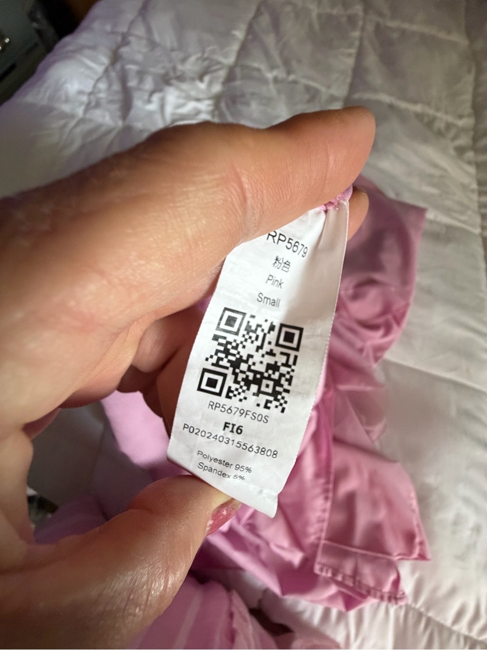 Amazon Pink Ruffle Slip Dress - Picture 3 of 8